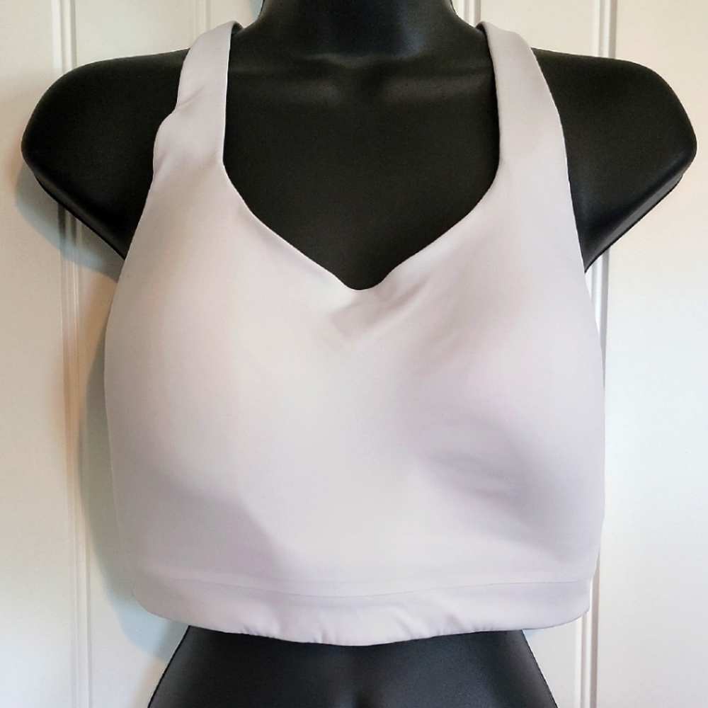 36DD Athleta Racerback White Sports Bra